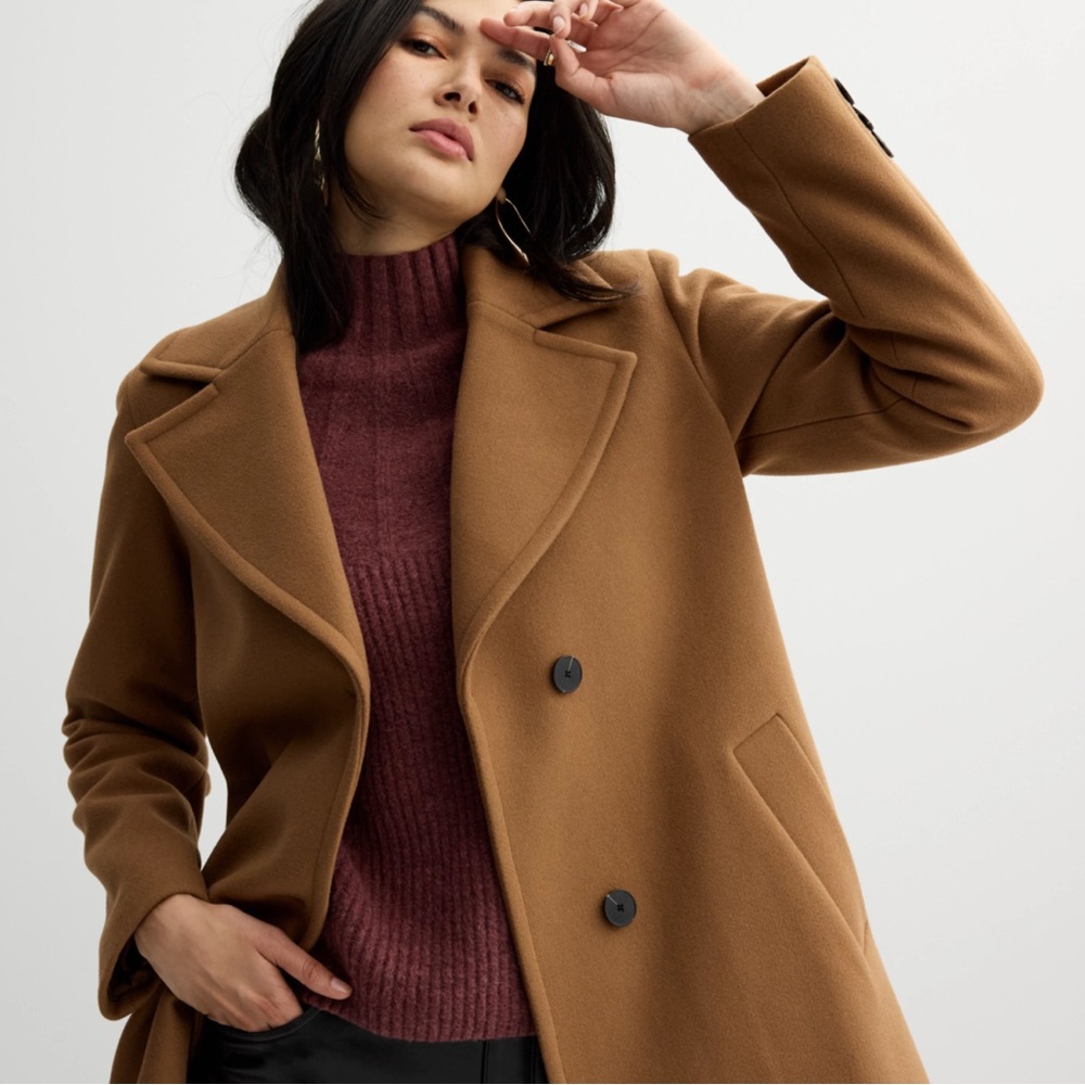 NWT Women’s Nine West Camel Trench Coat - Picture 3 of 14